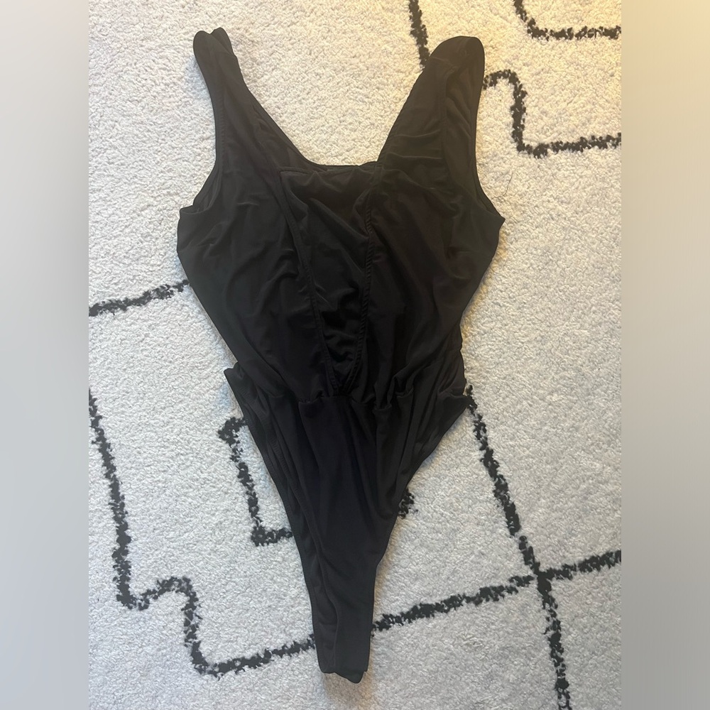 Deep V Mesh Body Suit